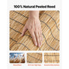 VEVOR Natural Reed Fencing, 4 ft x 16.4 ft, Decorative Natural Reed Fencing Roll, Decorative Fence for Backyard Garden Divider, Privacy Screen Panel Curtain for Balcony Patio Garden Backyard Outdoor