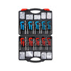 VEVOR Helicoil Thread Repair Kit, 338-Piece SAE and Metric Rethreading Tool Kit, M5, M6, M8, M10, M12, 1/4", 5/16", 3/8", 7/16", 1/2", HSS Drill Bits Thread Inserts Taps Breakoff Installation Tools