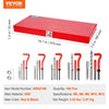 VEVOR Helicoil Thread Repair Kit, 166-Piece Metric HSS Drill Helicoil Repair Kit, M5 M6 M8 M10 M12 Heli Coil Rethreading Tool Kit with HSS Drill Bits Thread Inserts Taps Breakoff Installation Tools