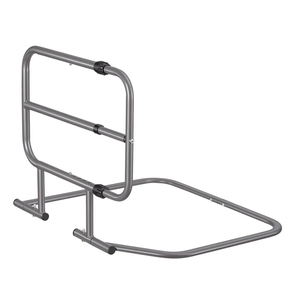 VEVOR Bed Rails for Elderly Adults 200LBS Capacity Bed Side Assist Rail, High-Strength Steel, L-Shaped Bedside Cane for Seniors, Adjustable Handle Length, Fits King Queen Full Twin Beds