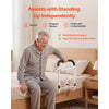 VEVOR Bed Rail for Elderly Adults 200LBS Loading Bed Side Assist Rail, High-Strength Steel Bedside Cane for Seniors, with Adjustable Height & Base Length, Non-Slip Handle, Fit King Queen Full Twin Bed