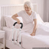 VEVOR Bed Rail for Elderly Adults 200LBS Loading Bed Side Assist Rail, High-Strength Steel Bedside Cane for Seniors, with Adjustable Height & Base Length, Non-Slip Handle, Fit King Queen Full Twin Bed
