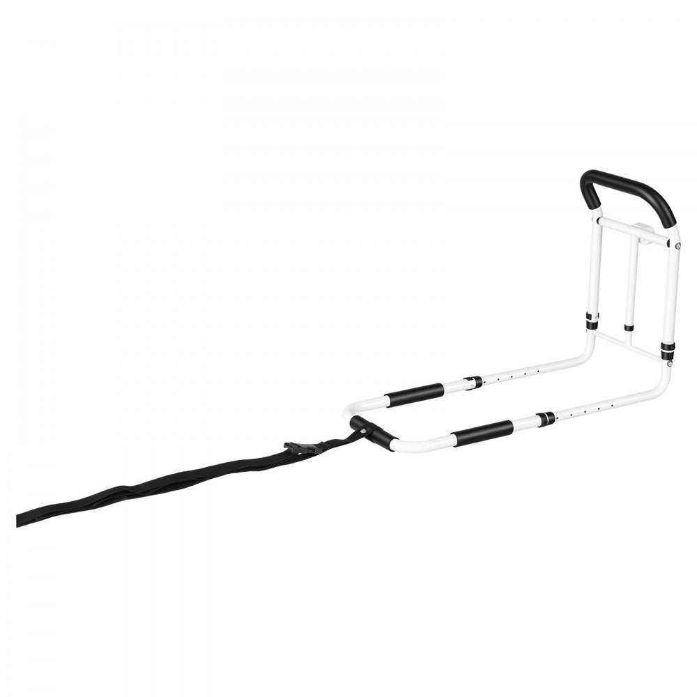 VEVOR Bed Rails for Elderly Adults 200LBS Loading Bed Side Assist Rail, with Motion Sensor LED Light, Adjustable Height & Length, Non-Slip Handle, High-Strength Steel, Fit King Queen Full Twin Bed