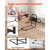 VEVOR Bed Rail for Elderly Adults Foldable Bedside Assist Rail for Seniors, 300LBS Dual-Handle Support, Adjustable Handle Length, High-Strength Steel, with Storage Pocket, Fit King Queen Full Twin Bed