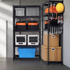 VEVOR Storage Shelves, 2000 lbs, 5 Tier Heavy Duty Garage Shelving, 16" D x 36" W x 72" H Adjustable Metal Shelves for Industrial Shelving Unit Utility Shelf, for Kitchen, Warehouse, Basement, Black