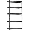 VEVOR Storage Shelves, 2000 lbs, 5 Tier Heavy Duty Garage Shelving, 16" D x 36" W x 72" H Adjustable Metal Shelves for Industrial Shelving Unit Utility Shelf, for Kitchen, Warehouse, Basement, Black