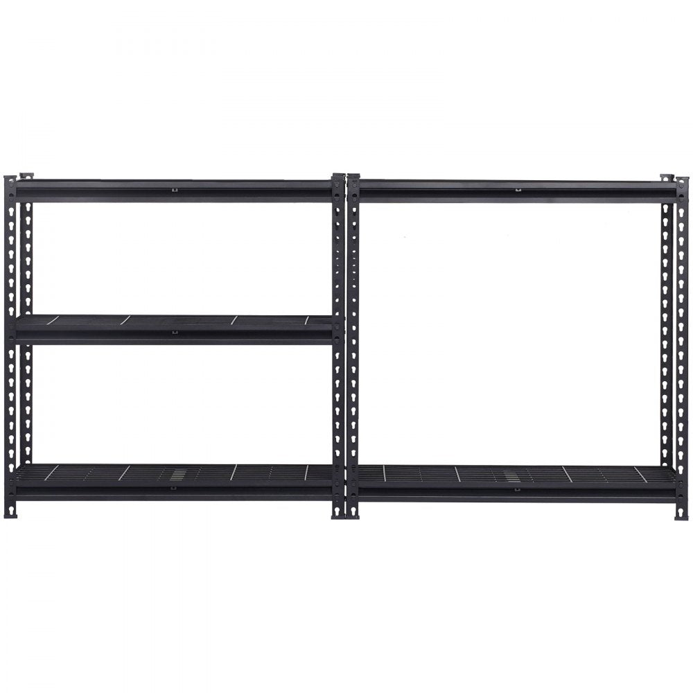 VEVOR Storage Shelves, 2000 lbs, 5 Tier Heavy Duty Garage Shelving, 16" D x 36" W x 72" H Adjustable Metal Shelves for Industrial Shelving Unit Utility Shelf, for Kitchen, Warehouse, Basement, Black