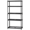 VEVOR Storage Shelves, 2000 lbs, 5 Tier Heavy Duty Garage Shelving, 16" D x 36" W x 72" H Adjustable Metal Shelves for Industrial Shelving Unit Utility Shelf, for Kitchen, Warehouse, Basement, Black