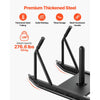 VEVOR Weight Sled, Steel Power Sled, Fitness Strength Training Sleds for Athletic Exercise Speed Improvement, Workout Fitness Equipment with Handle, Compatible with 1/2 in Weight Plates, Black