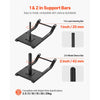 VEVOR Weight Sled, Steel Power Sled, Fitness Strength Training Sleds for Athletic Exercise Speed Improvement, Workout Fitness Equipment with Harness, Compatible with 1/2 in Weight Plates, Black