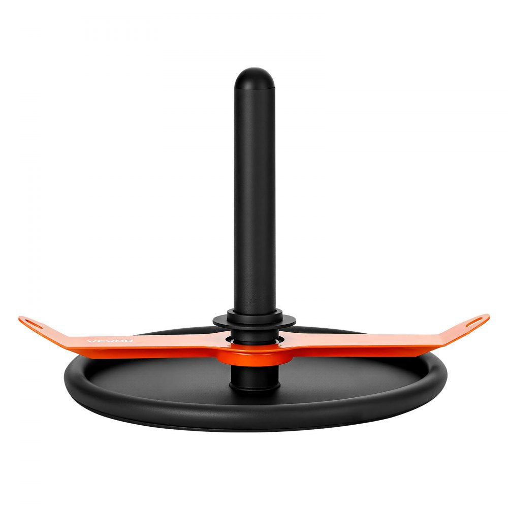 VEVOR Weight Sled, Steel Power Sled, Fitness Strength Training Sleds for Athletic Exercise Speed Improvement, Workout Fitness Equipment with Harness, Compatible with 2 in Weight Plate, Orange & Black