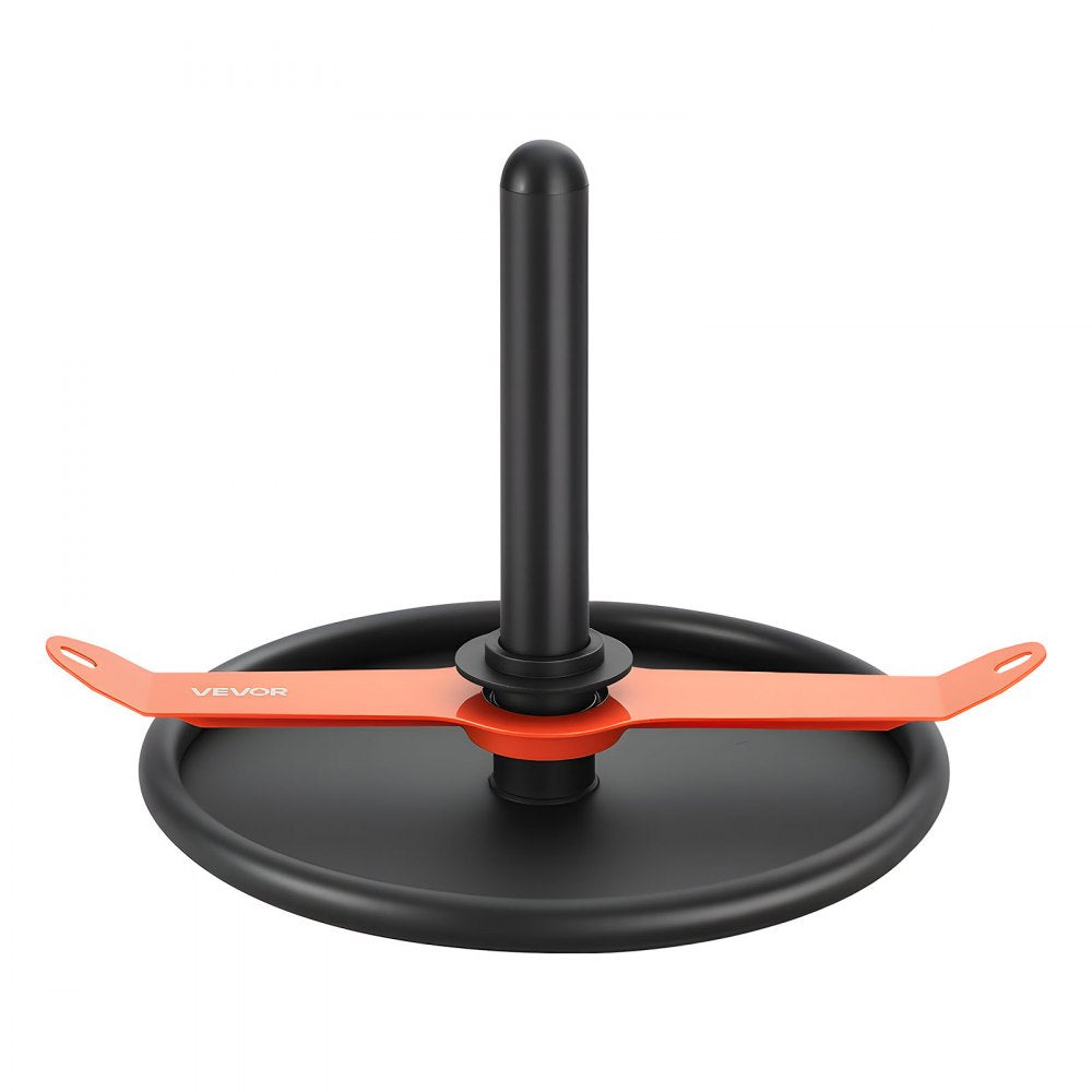 VEVOR Weight Sled, Steel Power Sled, Fitness Strength Training Sleds for Athletic Exercise Speed Improvement, Workout Fitness Equipment with Harness, Compatible with 2 in Weight Plate, Orange & Black