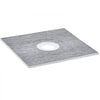 VEVOR Shower Curb Kit, 36"x36" Shower Pan Kit with 6.3" Central Drain, Lightweight EPS Shower Installation Kits with 2 Waterproof Cloths, Shower Pan Slope Sticks Fit for Bathroom
