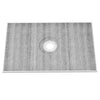 VEVOR Shower Curb Kit, 48"x72" Shower Pan Kit with 6.3" Central Drain, Lightweight EPS Shower Installation Kits with 2 Waterproof Cloths, Shower Pan Slope Sticks Fit for Bathroom