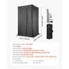 Product specs and included accessories overview graphic