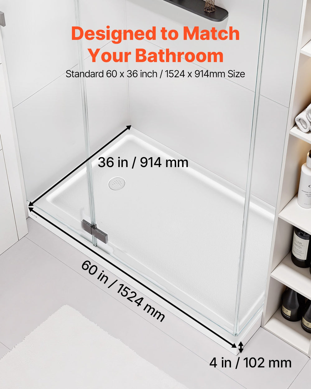VEVOR Shower Pan - Product Image 2