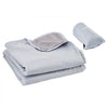 VEVOR Camping Blanket, Large Warm Wearable Stadium Blanket, Waterproof & Windproof, Polyester Fleece, Flame Retardant, Great for Outdoors, Picnics, Hiking, Sports Events, Travel, 79" x 59", Light Grey