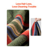 VEVOR Wool Camping Blanket, Large Warm Stadium Blanket, Waterproof & Windproof, Flame Retardant, Great for Outdoors, Picnics, Hiking, Sports Events, Travel, 64" x 88" (80% Wool), Texture Multicolor
