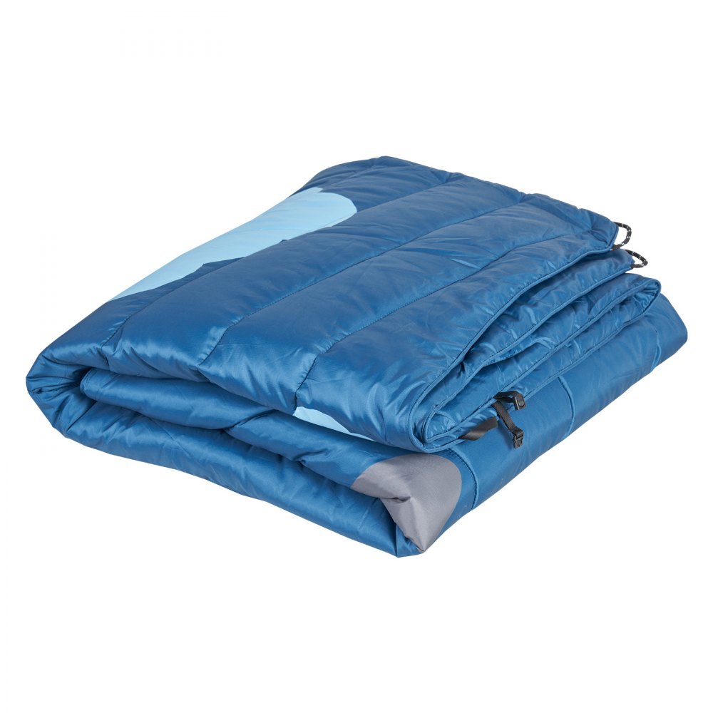 VEVOR Camping Blanket, Large Warm Wearable Stadium Blanket, Waterproof & Windproof, Polyester Fiber, Flame Retardant, Great for Outdoors, Picnics, Hiking, Sports Events, Travel, 75" x 52", Printed