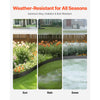 VEVOR Metal Landscape Edging, 10 Packs 60 in Rust-Resistant Aluminum Alloy Landscape Edging, Bendable Garden Edging Border, Heavy Duty Lawn Edging Fence for Flower Bed Yard Pathway