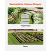 VEVOR Metal Landscape Edging, 10 Packs 60 in Rust-Resistant Aluminum Alloy Landscape Edging, Bendable Garden Edging Border, Heavy Duty Lawn Edging Fence for Flower Bed Yard Pathway