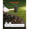 VEVOR Metal Landscape Edging, 10 Packs 60 in Rust-Resistant Aluminum Alloy Landscape Edging, Bendable Garden Edging Border, Heavy Duty Lawn Edging Fence for Flower Bed Yard Pathway