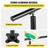 VEVOR Outdoor Stair Railing Kit, 3 FT Handrails 1-3 Steps, Adjustable Angle Black Aluminum Stair Hand Rail for The Elderly, Handrails for Outdoor Steps