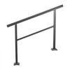 VEVOR Handrail Outdoor Stairs 47.6 X 35.2 Inch Outdoor Handrail Outdoor Stair Railing Adjustable from 0 to 30 Degrees Handrail for Stairs Outdoor Aluminum Black Stair Railing Fit 3-4 Steps