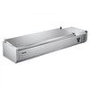 VEVOR Refrigerated Countertop Prep Unit Condiment Prep Station 36 QT ETL, for Commercial Restaurant Salad Bar, 160W, with 6 x 1/3 Pans, Auto Defrost, Adjustable Temp Control, Stainless Steel Cover