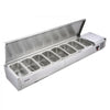 VEVOR Refrigerated Countertop Prep Unit Condiment Prep Station 48 QT ETL, for Commercial Restaurant Salad Bar, 160W, with 8 x 1/3 Pans, Auto Defrost, Adjustable Temp Control, Stainless Steel Cover