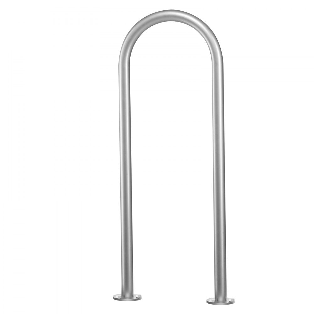 VEVOR Pool Handrail,36 x 13 inch Pool Railing, Aluminum with Base Plate for Indoor/Outdoor Pools, Humanized Swimming Pool Safety Railing for Decks, Rust-Proof Grab Bar with Accessories for Spas Docks
