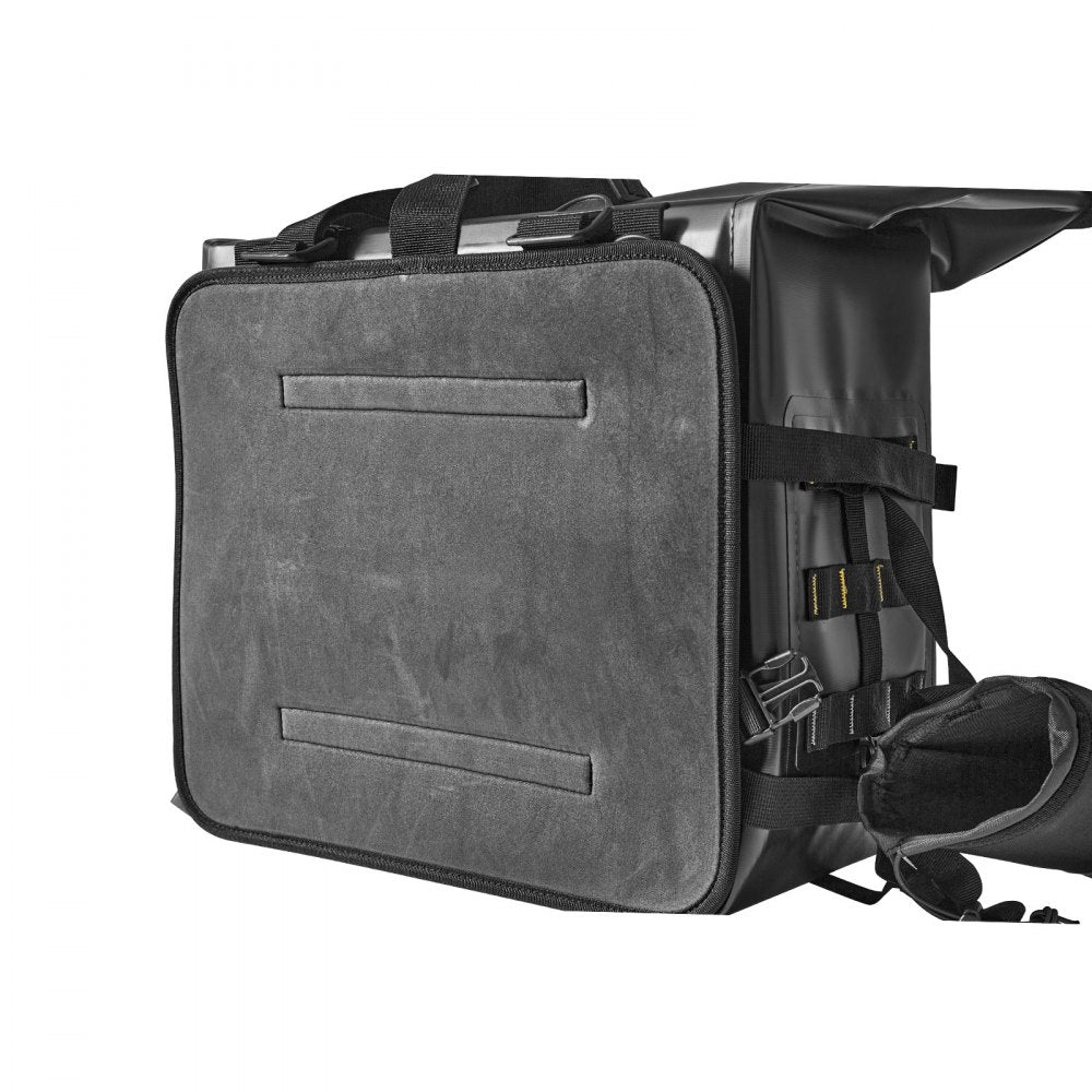 VEVOR Motorcycle Saddlebag, 56 L (28 L x 2) Large Capacity Side Saddle Bag Compatible with Most Motorcycles, Waterproof Fabric Outdoor Sports Motorbike Luggage Storage with Detachable Inner Bag, Black