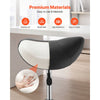 VEVOR Saddle Stool with Wheels, 500 lbs Weight Capacity, Height Adjustable, Ergonomic PU Leather Seat, 360° Swivel Saddle Stool Rolling Chair for Salon, Spa, Bar, Home, Medical, and Massage, Black