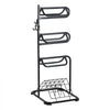 VEVOR Freestanding Saddle Stand, 30 x 30 x 68.5 in, 3 Tiers Saddle Rack, Heavy Duty Saddle Blanket Holder with Removable & Rotating Tiers, English & Western Saddle Rack for Tack Room Organization