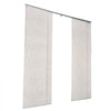 VEVOR Panel Track Blinds, Extendable Track from 45.8 in to 86 in W, Trimmable Panel Curtains Up to 96 in H, Vertical Blackout Panel Blinds for Sliding Doors, Patio Doors, Room Divider, Light Gray