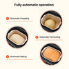 VEVOR Bread Maker, 19-in-1 2LB Dough Machine, Nonstick Ceramic Pan Automatic Breadmaker with Gluten Free Setting, Whole Wheat Bread Making, Digital, Programmable, 3 Loaf Sizes, 3 Crust Colors