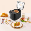 VEVOR Bread Maker, 19-in-1 2LB Dough Machine, Nonstick Ceramic Pan Automatic Breadmaker with Gluten Free Setting, Whole Wheat Bread Making, Digital, Programmable, 3 Loaf Sizes, 3 Crust Colors