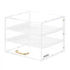 VEVOR Bakery Display Case, 3-Tier Commercial Countertop Pastry Display Case, Clear Acrylic Bread Box for Kitchen, Party Cake Cabinet with Flip-Up Door for Cookie Dessert Donut, 13" x 10.2" x 10.2"