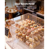 VEVOR Bakery Display Case, 4-Tier Commercial Countertop Pastry Display Case, Clear Acrylic Bread Box for Kitchen, Party Cake Cabinet with Magnetic Rear Door for Cookie Dessert Donut, 22.4"x17.3"x15.9"