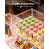 VEVOR Bakery Display Case, 4-Tier Commercial Countertop Pastry Display Case, Clear Acrylic Bread Box for Kitchen, Party Cake Cabinet with Magnetic Rear Door for Cookie Dessert Donut, 20.9"x17.1"x16.3"