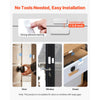 VEVOR Door Chime, DC 12V, Wireless Door Open Contact Sensor Alarm Chime with 656 ft Range, 58 Chimes & 5 Adjustable Volume, Doors Ringer Alert for Business, Store, Home, Office When Entering