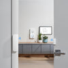 VEVOR Door Chime, DC 12V, Wireless Door Open Contact Sensor Alarm Chime with 656 ft Range, 58 Chimes & 5 Adjustable Volume, Doors Ringer Alert for Business, Store, Home, Office When Entering
