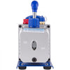VEVOR Suction Pump 4.8CFM 1/4 HP Single Stage for HVAC A/C Cooling Systems, 5PA Ultimate Vacuum, Manifold Gauge Kit R410A R134A R22, Includes 4-Way Gauge & Hose