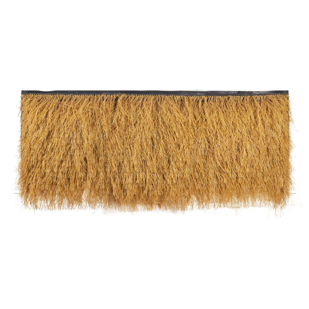 VEVOR Artificial Thatch Grass Roof, 1.3 x 3.9 ft Tiki Bar Hut Thatch Roofing Roll, Waterproof & Fire-Resistant, Palapa Tiki Roof Mat for Patio Pool Beach Tropical Hawaiian Party Décor