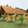 VEVOR Artificial Thatch Grass Roof, 1.3 x3.2 ft Mexican Style Tiki Bar Hut Skirt Thatch Roofing Roll, Waterproof & Fire-Resistant, Palapa Duck Blind Grass for Patio Pool Beach Hawaiian Party Décor