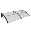 VEVOR Window Door Awning Canopy 40" x 80", UPF 50+ Polycarbonate Entry Door Outdoor Window Awning Exterior, Front Door Overhang Awning for Sun Shutter, UV, Rain, Snow Protection, Hollow Sheet
