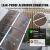 VEVOR Window Door Awning Canopy 40" x 120", UPF 50+ Polycarbonate Entry Door Outdoor Window Awning Exterior, Front Door Overhang Awning for Sun Shutter, UV, Rain, Snow Protection, Hollow Sheet