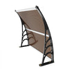 VEVOR Window Door Awning Canopy 40" x 40", UPF 50+ Polycarbonate Entry Door Outdoor Window Awning Exterior, Front Door Overhang Awning for Sun Shutter, UV, Rain, Snow Protection, Hollow Sheet