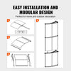 VEVOR Window Door Awning Canopy 80" x 40", UPF 50+ Polycarbonate Entry Door Outdoor Window Awning Exterior, Front Door Overhang Awning for Sun Shutter, UV, Rain, Snow Protection, Hollow Sheet