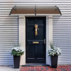 VEVOR Window Door Awning Canopy 80" x 40", UPF 50+ Polycarbonate Entry Door Outdoor Window Awning Exterior, Front Door Overhang Awning for Sun Shutter, UV, Rain, Snow Protection, Hollow Sheet